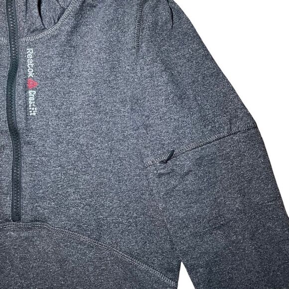 Reebok CrossFit Workout Jacket in Grey Heather/Grey Women’s S - Picture 4 of 11
